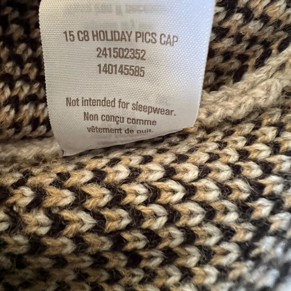 Crazy 8 Girls Animal Print Cowl Neck Knit Sweater Dress - Picture 5 of 8